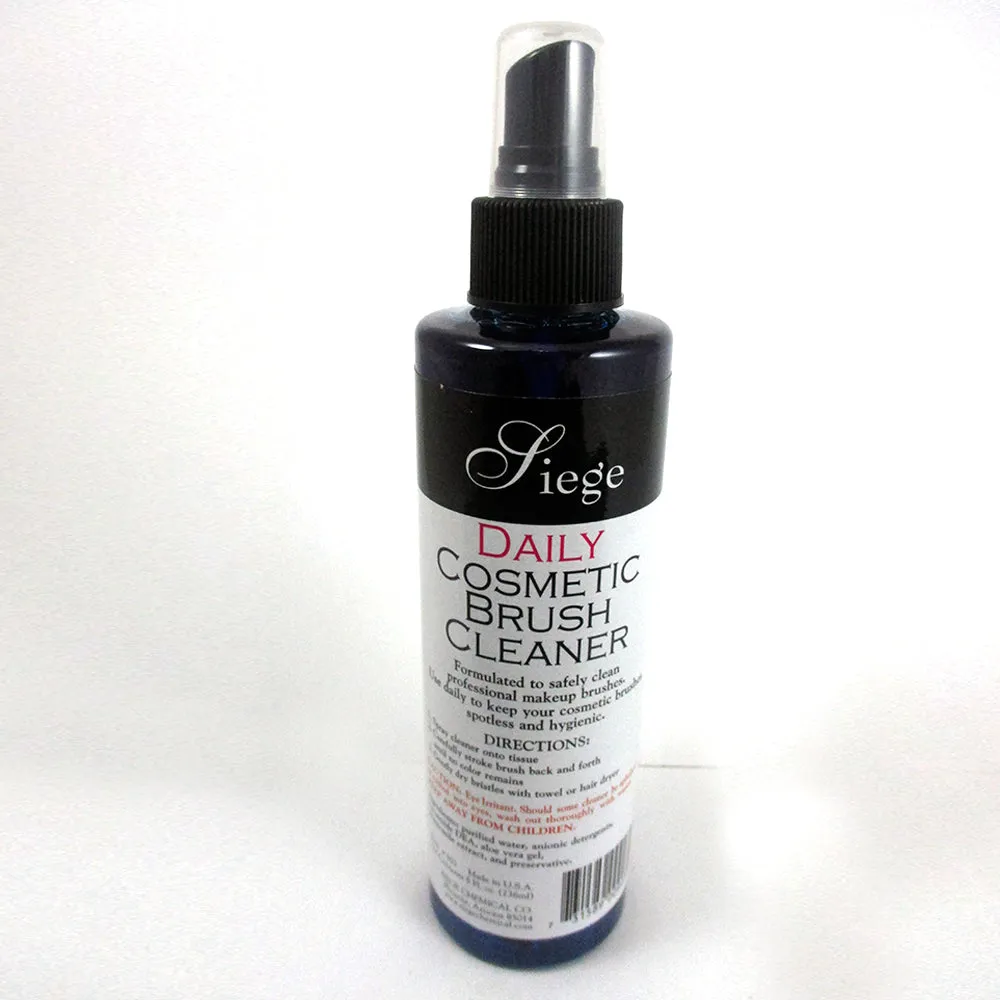 1 Siege Makeup Remover Brush Cleaner 8 Oz Spray Cleanser Eco Deep Make Up Dirt