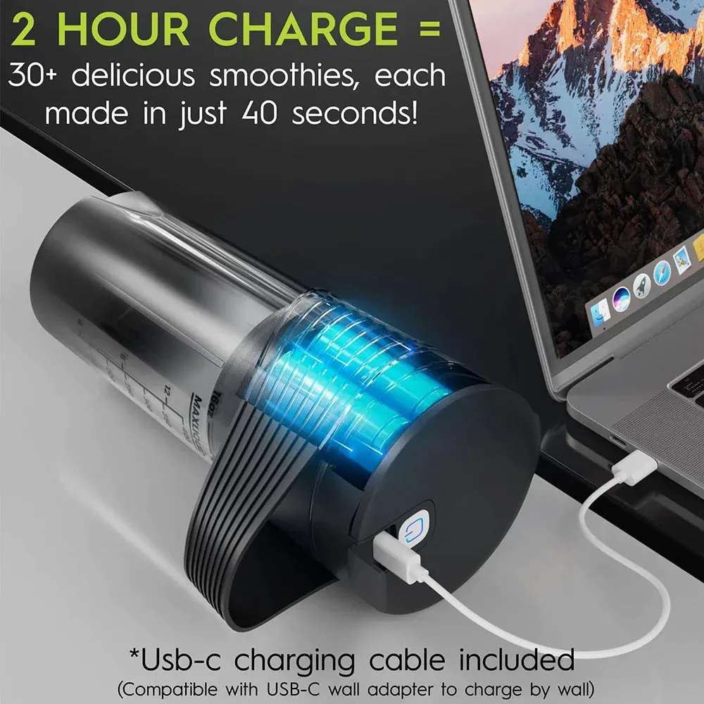 460ml Portable Electric Fruit Juicer Cup with Usb Charge