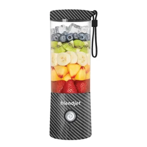 BLENDJET V2 Portable Blender - World's Most Powerful Compact 16Oz BPA Free Blender - Print - Carbon Fiber
