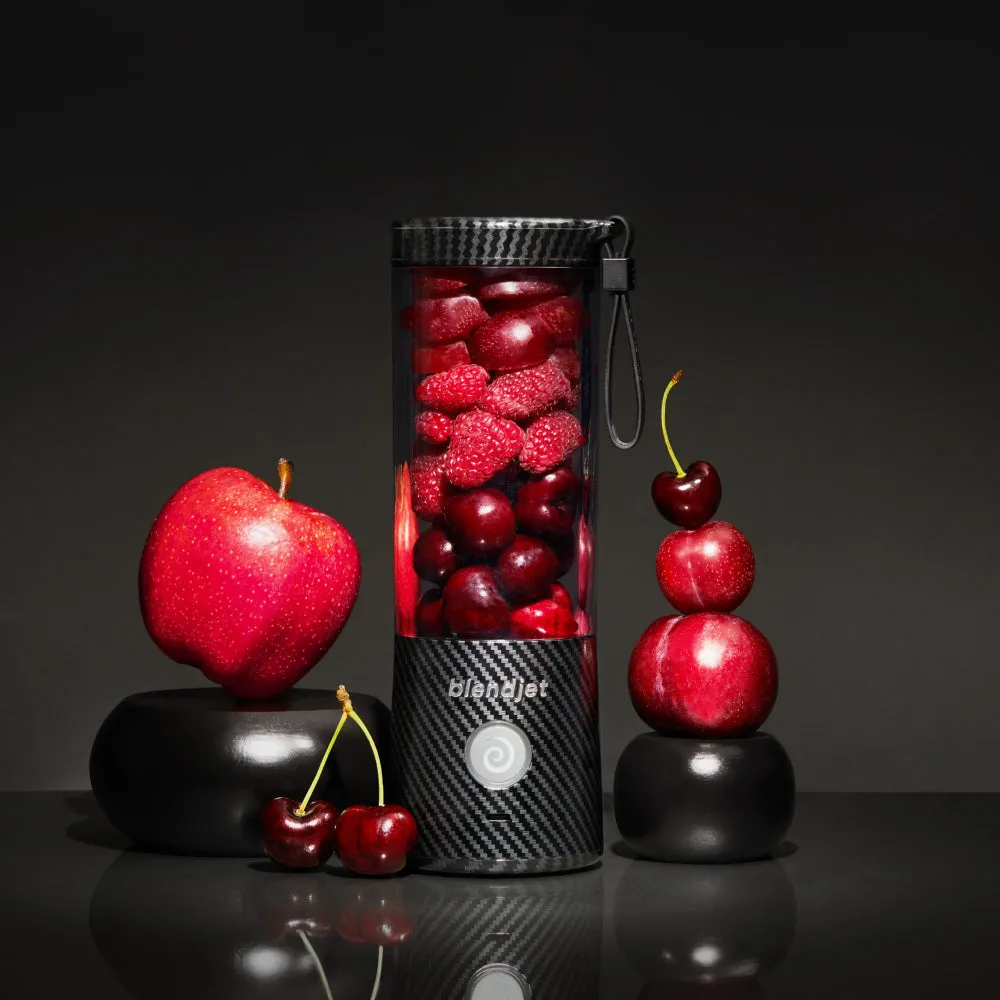 BLENDJET V2 Portable Blender - World's Most Powerful Compact 16Oz BPA Free Blender - Print - Carbon Fiber