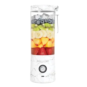 BLENDJET V2 Portable Blender - World's Most Powerful Compact 16Oz BPA Free Blender - Print - White Marble