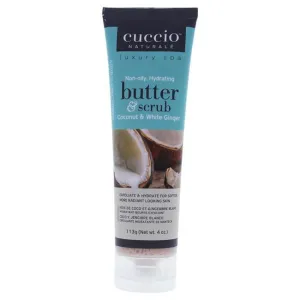Butter and Scrub - Coconut and White Ginger by Cuccio for Unisex - 4 oz Scrub