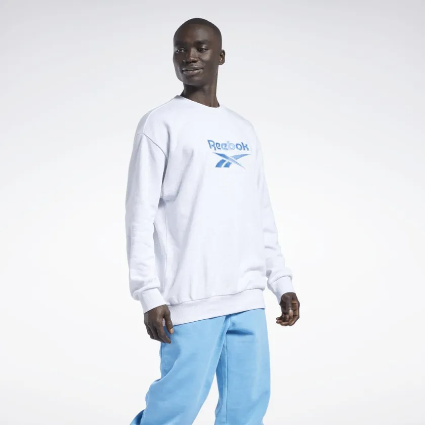 Classics Foundation Vector Sweatshirt (White   Blue)