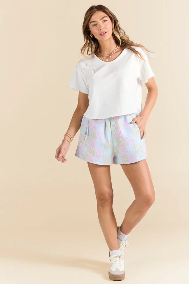 Firm Foundation Ivory Scoop Neck Tee