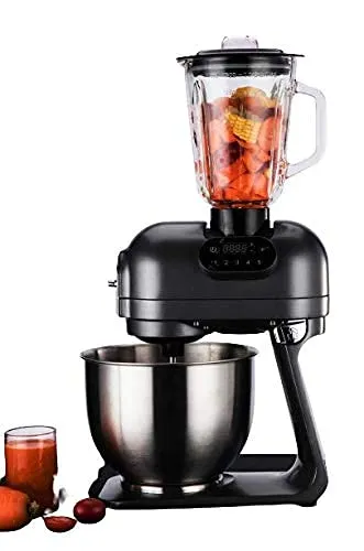 Hafele Klara Highline with 5.5L Mixing Bowl, 3 Mixing Attachments Grey
