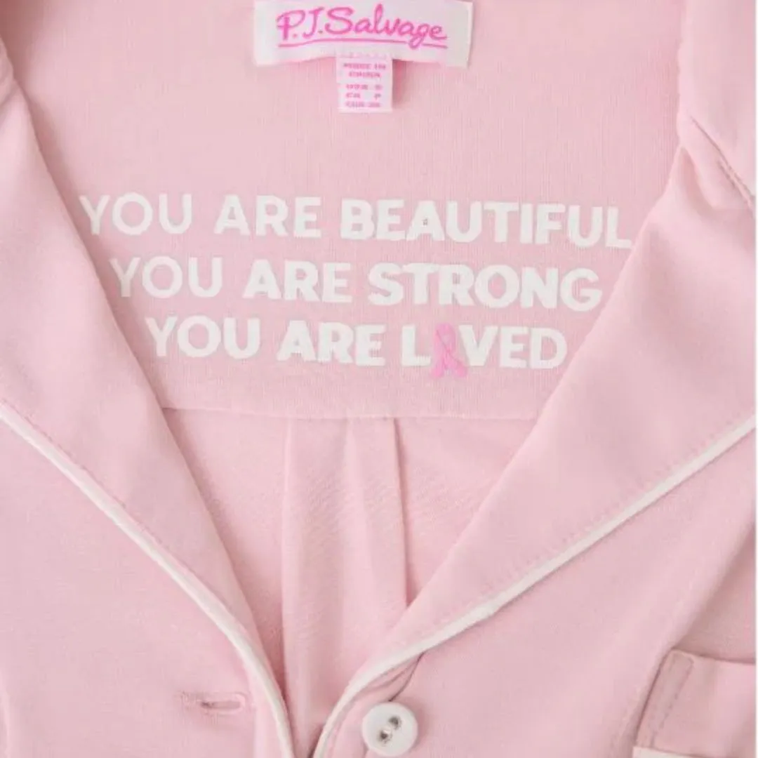 Modal Basics Breast Cancer PJ Set (Blush)