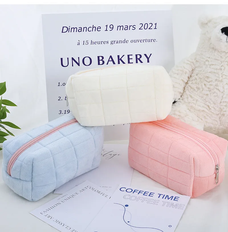 Pillow Cosmetic Bag Large Capacity Storage Stationery Box