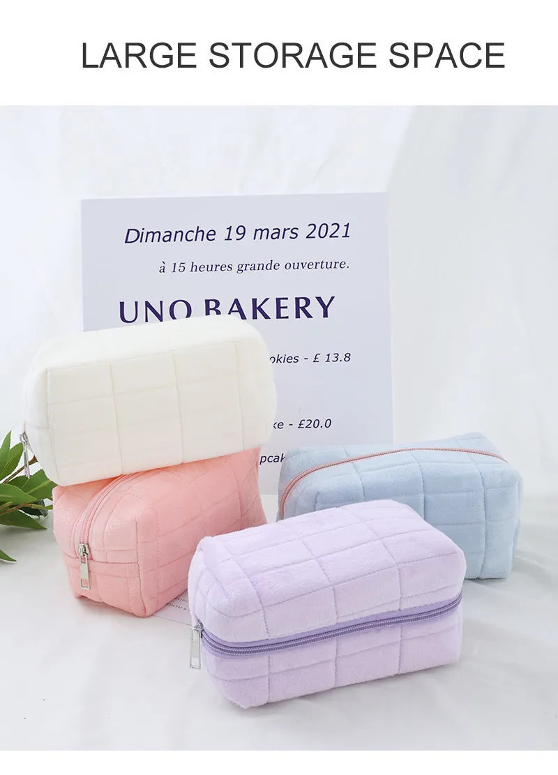 Pillow Cosmetic Bag Large Capacity Storage Stationery Box