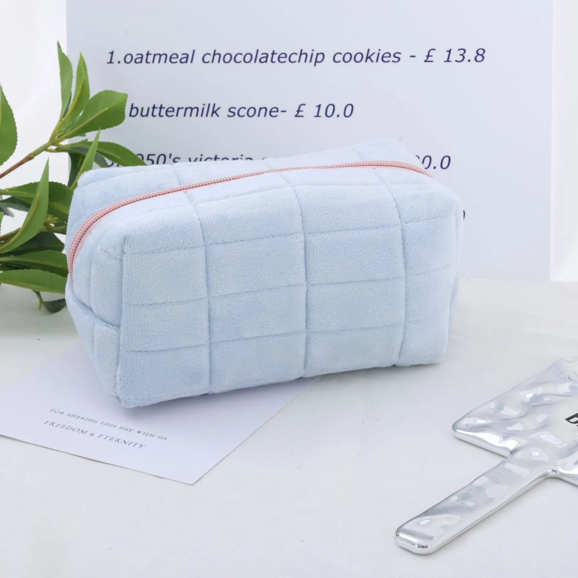 Pillow Cosmetic Bag Large Capacity Storage Stationery Box