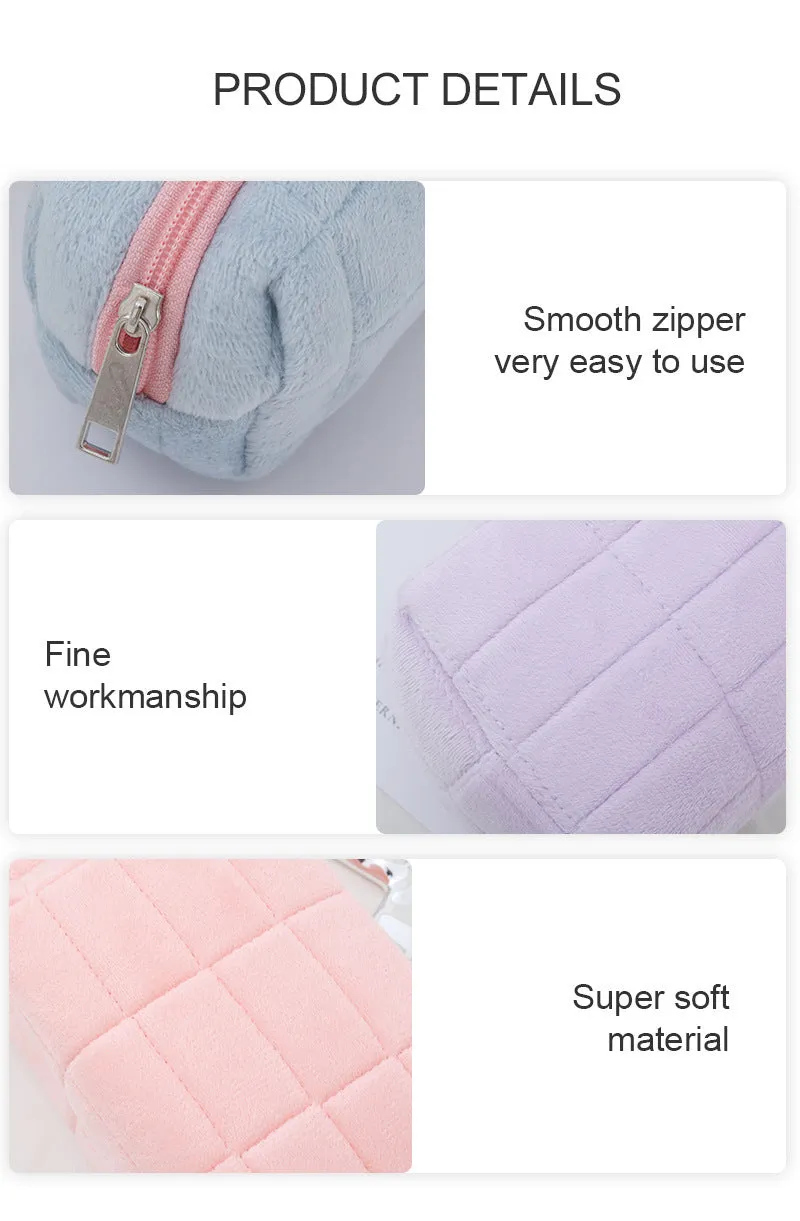 Pillow Cosmetic Bag Large Capacity Storage Stationery Box