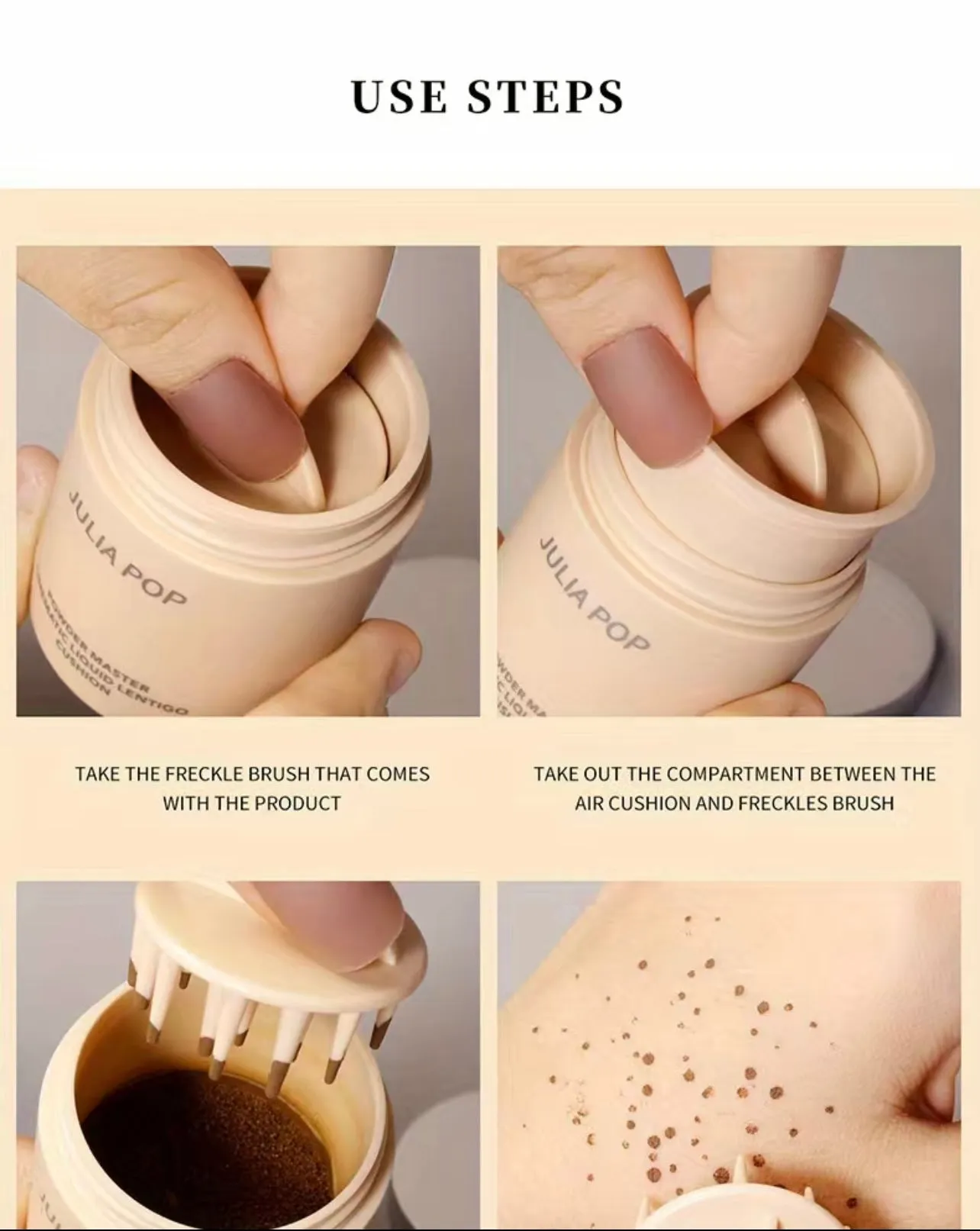 Realistic Freckles Long Lasting, High Pigment Waterproof Makeup- Salon Quality At Home