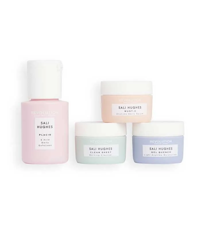Revolution Skincare - *Sali Hughes* - Mini set de cuidado facial My Essentials con gel hidratante