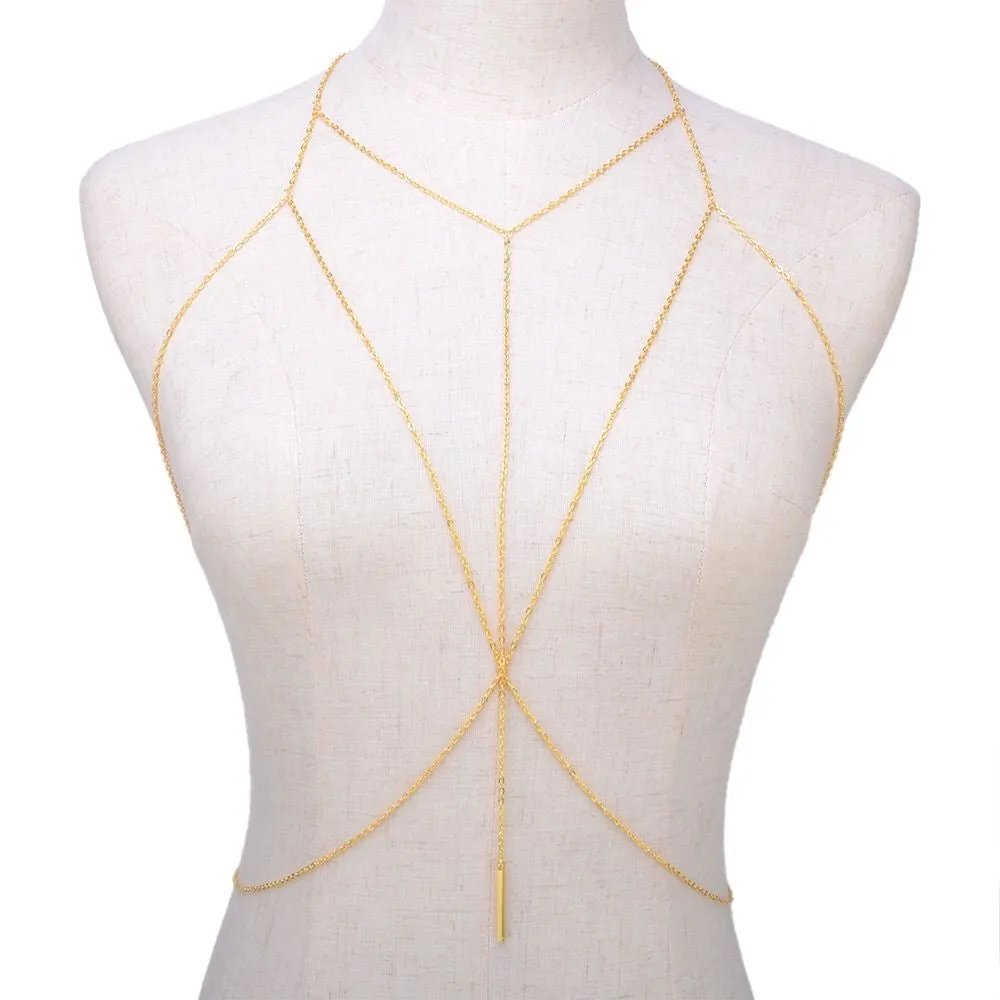 THEIA Silver & Gold Body Chain