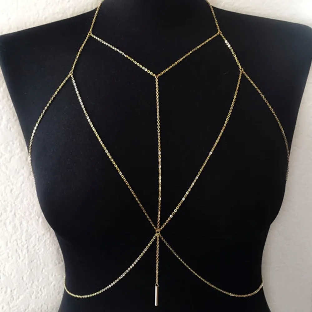 THEIA Silver & Gold Body Chain