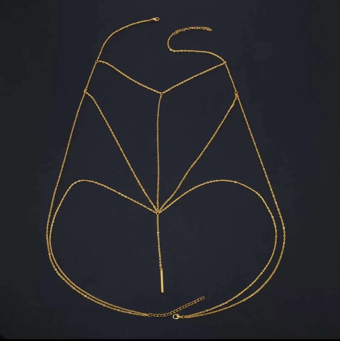 THEIA Silver & Gold Body Chain