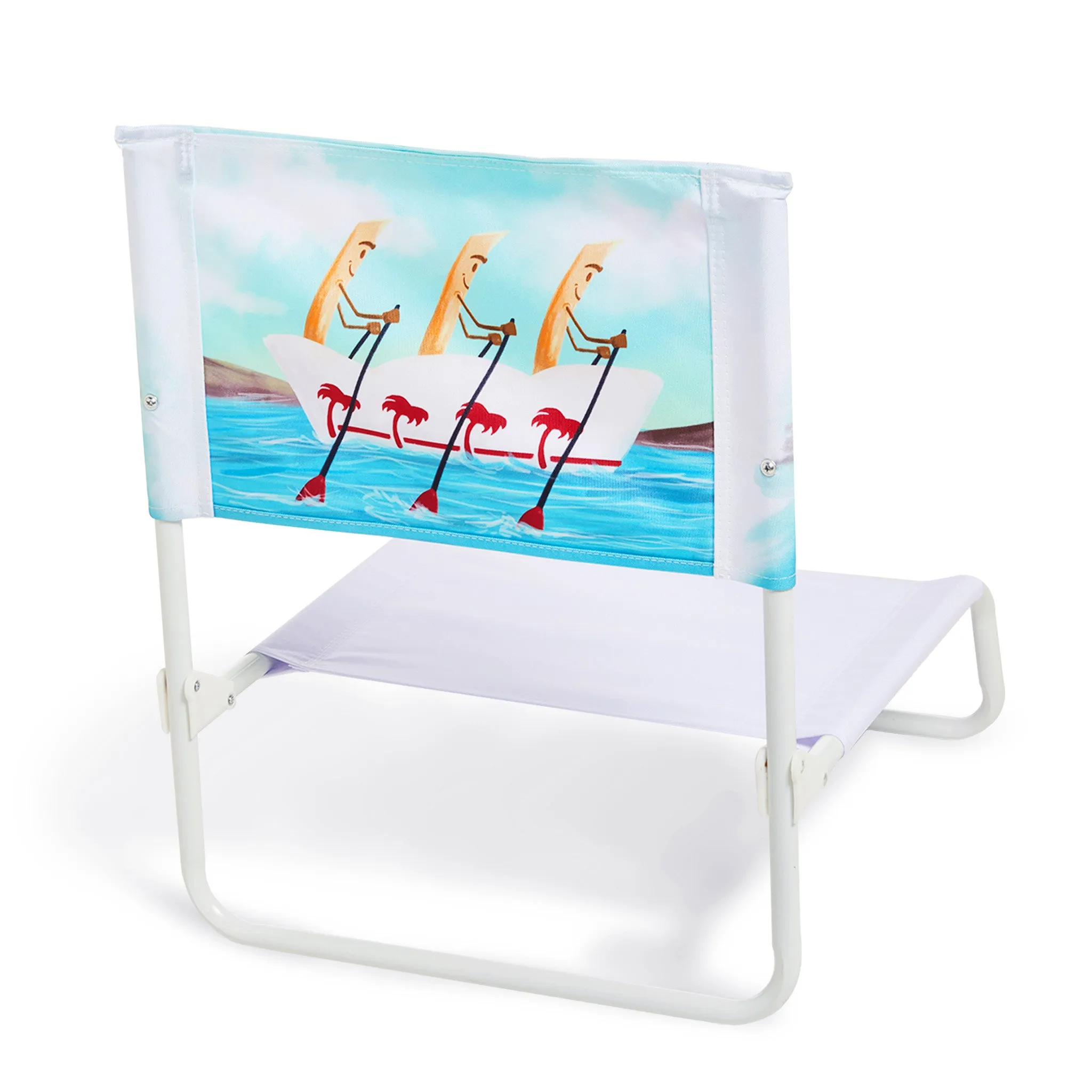 White In-N-Out Burger Foundation Beach Chair